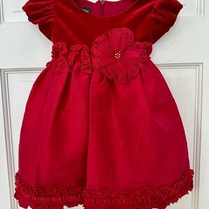 Isobella & Chloe Red Kids Dress for the Holidays or Christmas